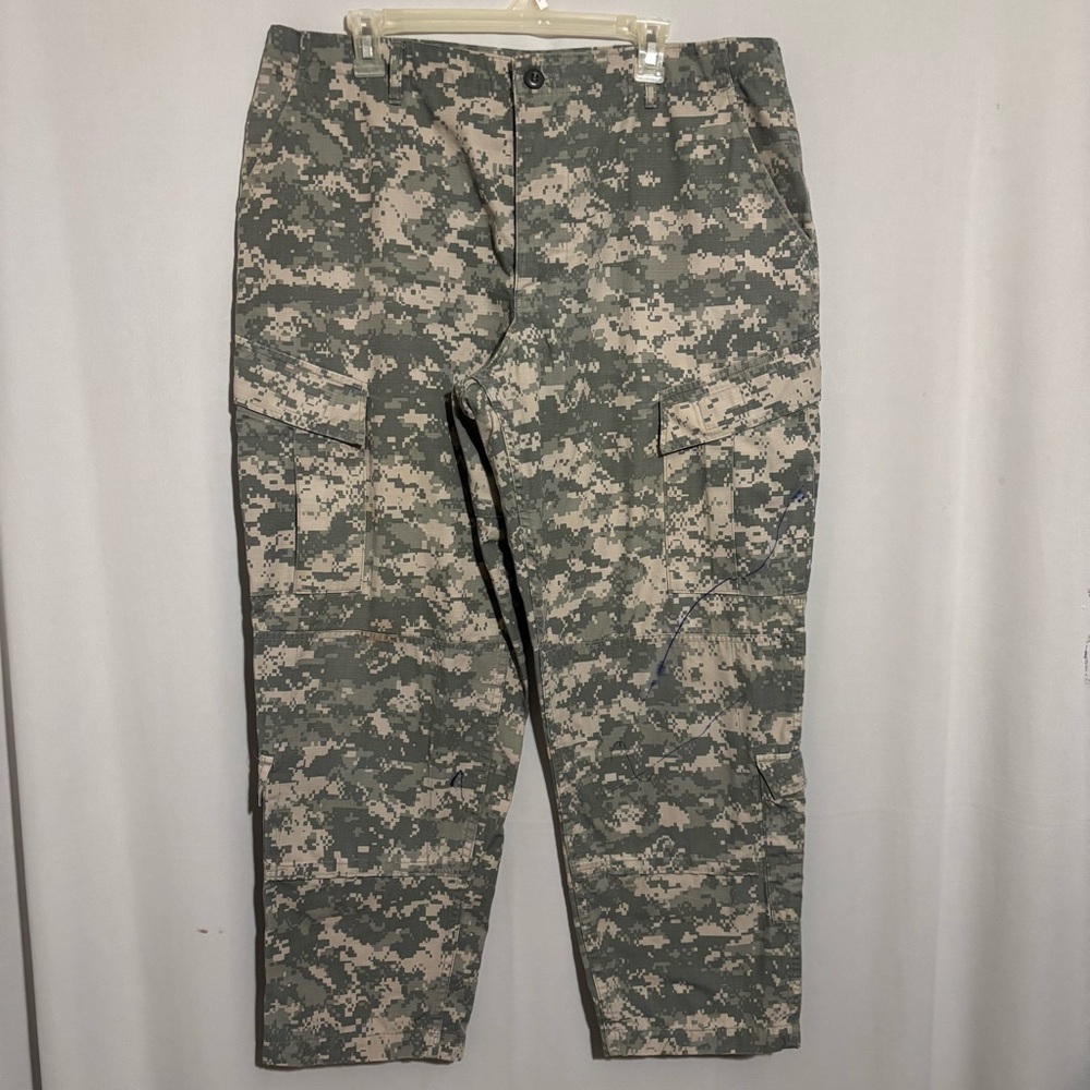 Propper Cargo Pants Mens Large-Short Military Camo Ripstop Button Fly Tactical